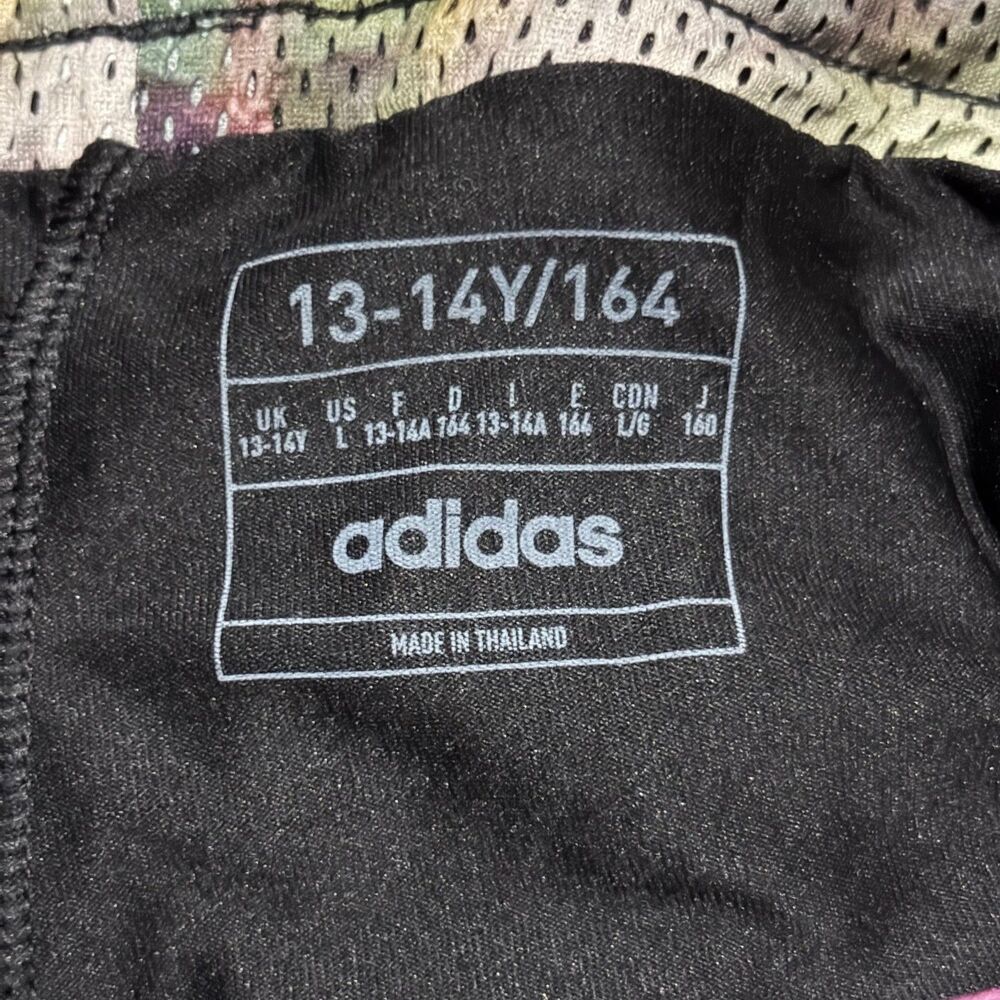 Adidas Melbourne Skirt Girls Large Vibrant Multicolored Mesh Tennis Short NWT - Picture 5 of 7